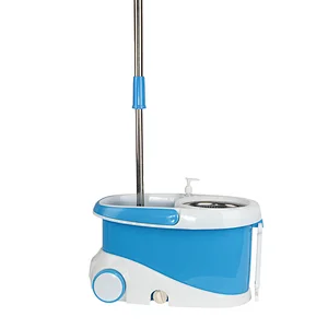 high quality easy magic floor dust home cleaning 360 degree spin mop bucket set