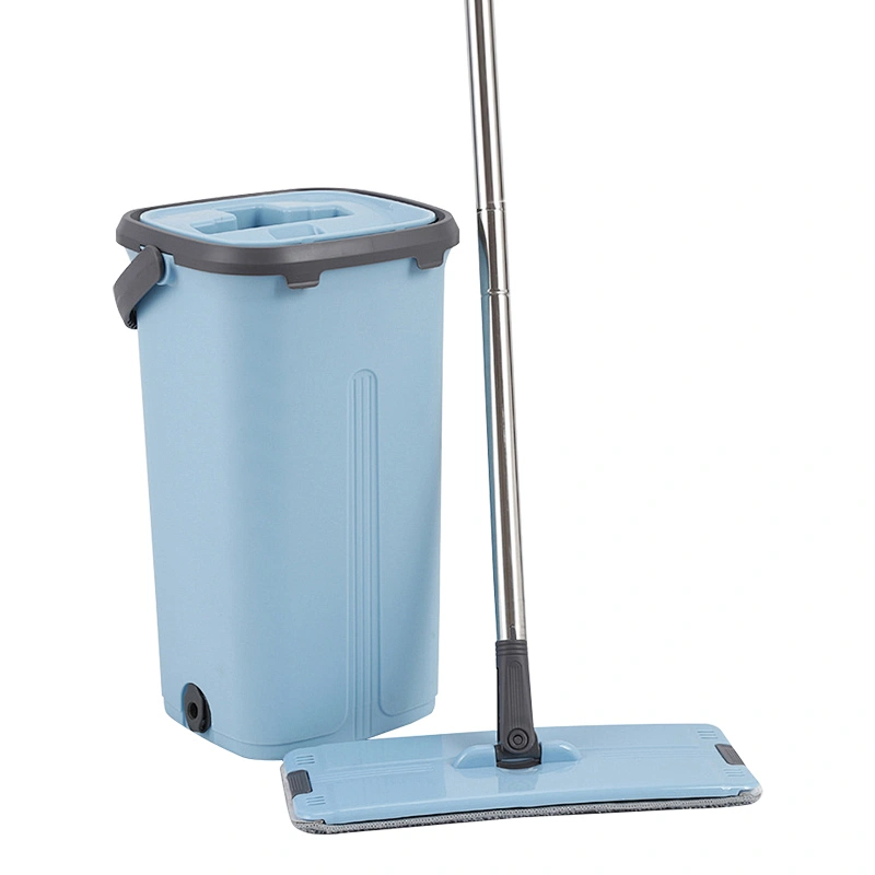 flat squeeze mop and bucket hand easy wringing floor cleaning mop microfiber mops