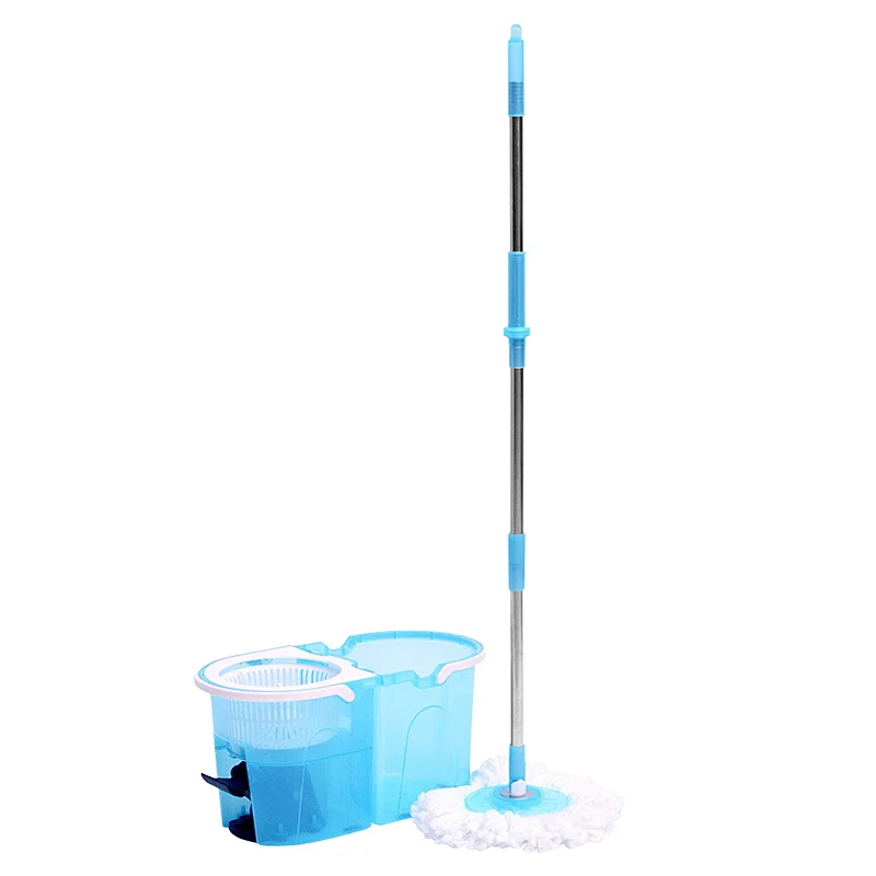 easy wring 360 microfiber pedal spin magic mop and bucket set