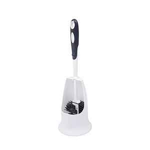 Promotion TPR Soft Long Handle Rubber Toilet Brush With Holder