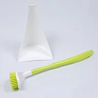 Eco-Friendly PP plastic TPR toilet bowl brush sets clean tools
