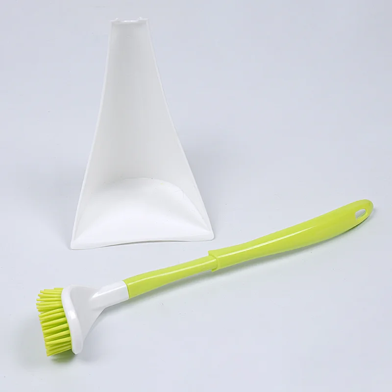 Eco-Friendly PP plastic TPR toilet bowl brush sets clean tools