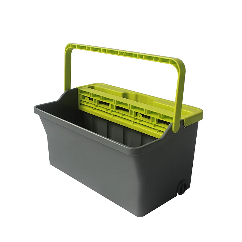 New Design Magic Mop And Bucket Squeege Dry And Wet Seperate Mop flat mop bucket
