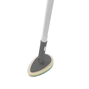 Sponge brush for bathroom wall cleaning tool telescopic long handle