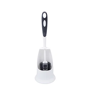 Promotion TPR Soft Long Handle Rubber Toilet Brush With Holder