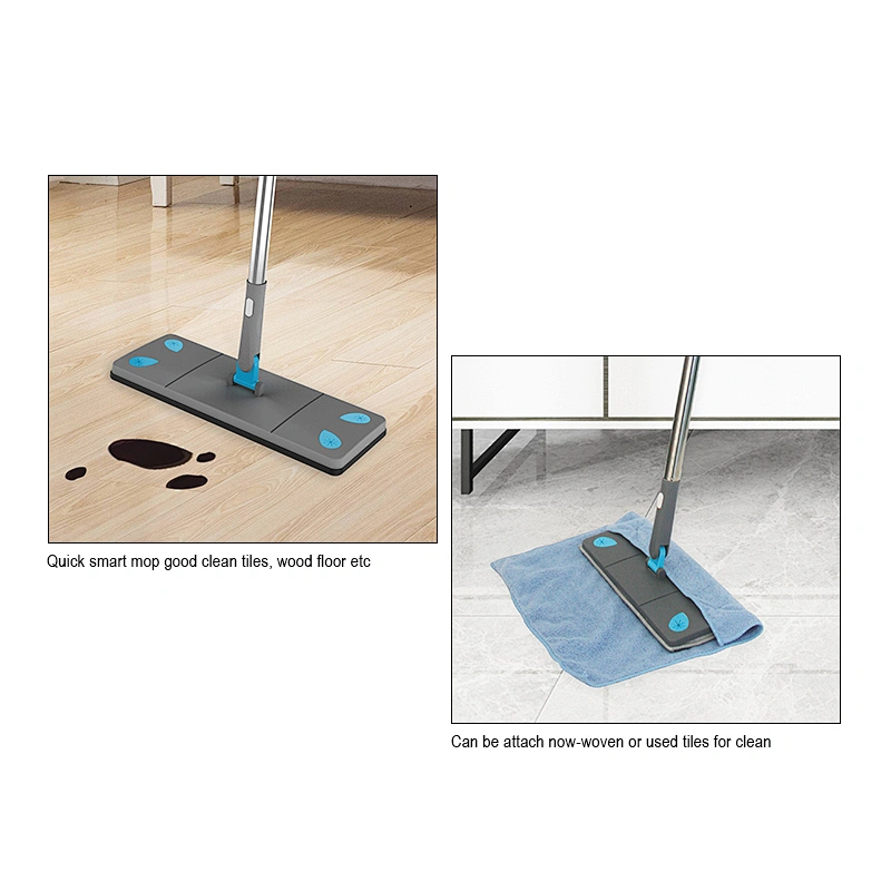 Household magic microfiber flat mop floor cleaning