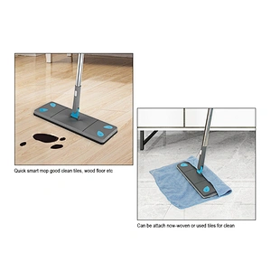 Household magic microfiber flat mop floor cleaning