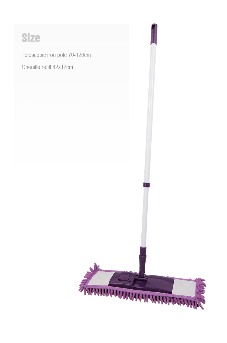 High Quality Microfiber Refill Cleaning Flat Mop