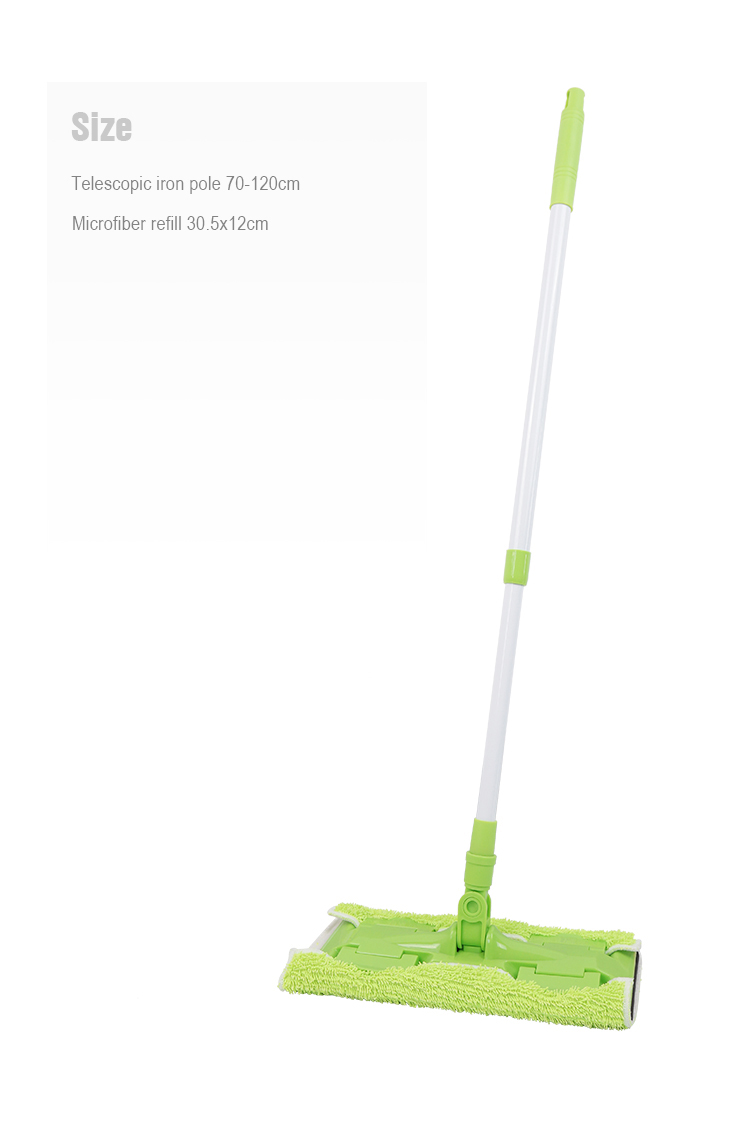 wholesale Home cleaning flat butterfly clamp frame microfiber mops for floor cleaning