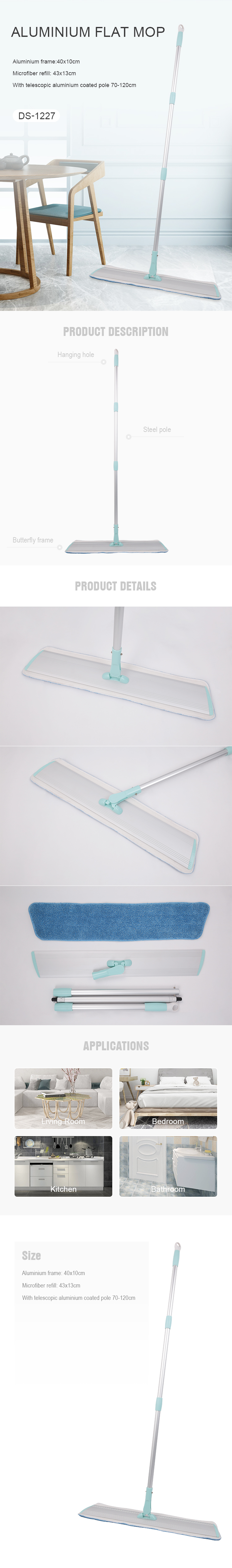 Hot Sales Cleaning Product Magic Microfiber Flat Cleaning Floor Mop for Home