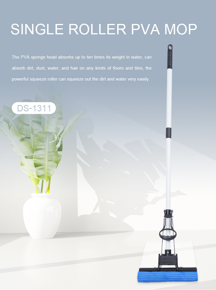 Wholesale Telescopic Handle Folding PVA Mop Sponge Mop for household floor cleaning