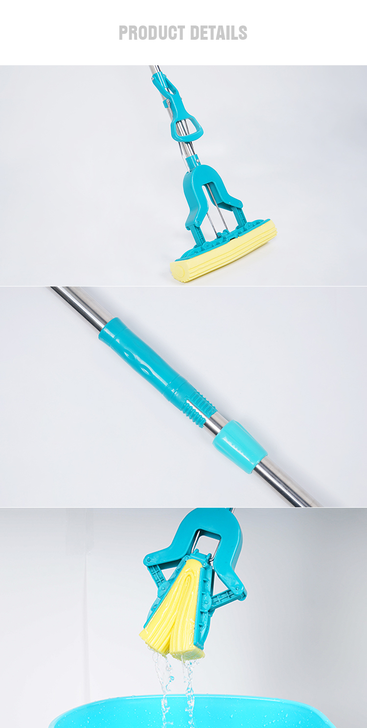 New housewares cleaning tool easy cleaning floor magic Butterfly folding pva sponge mop
