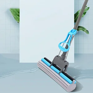 New cleaning single roller magic pva sponge mop for floor cleaning
