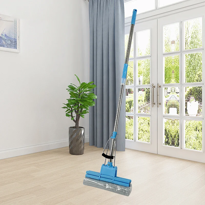 certified new magic quick clean easy cleaning floor pva sponge mop