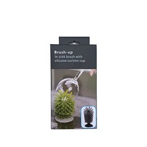 Water Bottle Cleaning Brush Glass Cup Washer with Suction Base Bristle Brush for Red Wine Glass Kitchen Sink Home Tools