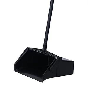 Broom and Dustpan Set with Long Handle for Home Kitchen Room Office Floor Cleaning Stand up Broom and Dustpan Set