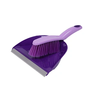 Small Hand Broom & Dustpan Set with Professional Grade Ergonomic Brush Design & Soft Molded Lip for Maximum Efficiency