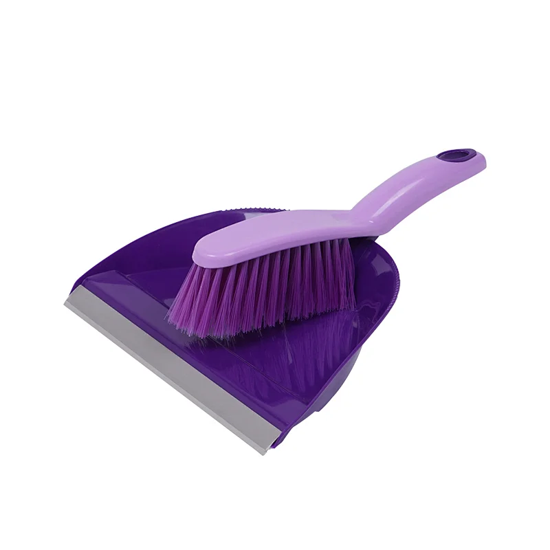 Small Hand Broom & Dustpan Set with Professional Grade Ergonomic Brush Design & Soft Molded Lip for Maximum Efficiency