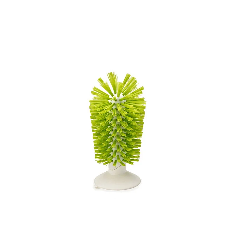 Water Bottle Cleaning Brush Glass Cup Washer with Suction Base Bristle Brush for Red Wine Glass Kitchen Sink Home Tools