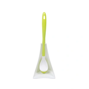 Eco-Friendly PP plastic TPR toilet bowl brush sets clean tools