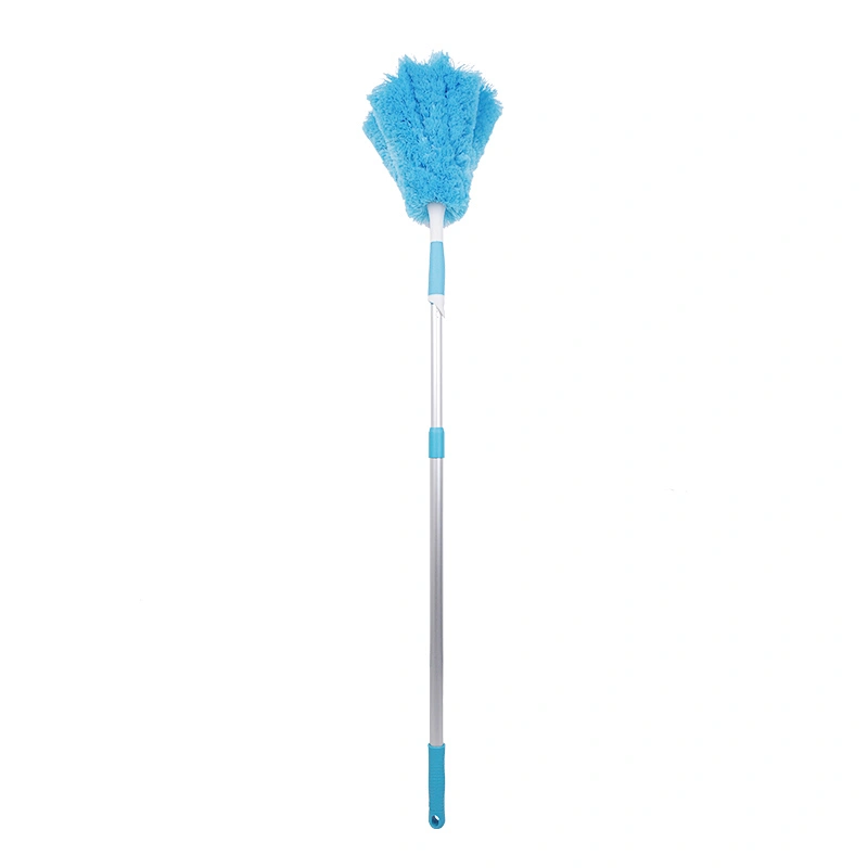 Hot Sale Long Handle Microfiber cleaning duster with 5 head to reach special space