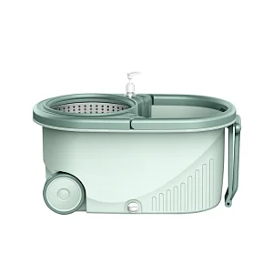 High quality Easy take 360 degree  wet and dry microfibre spin magic mop bucket set with  wheels