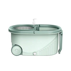 High quality Easy take 360 degree  wet and dry microfibre spin magic mop bucket set with  wheels