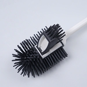 Promotion TPR Soft Long Handle Rubber Toilet Brush set