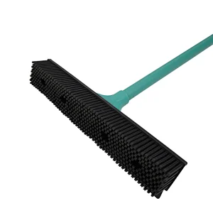 rubber broom with Squeegee pet hair removal tool magic broom