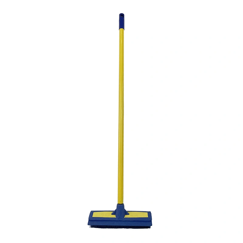 rubber broom with Squeegee Straight pole magic broom for Hair oily cleaning
