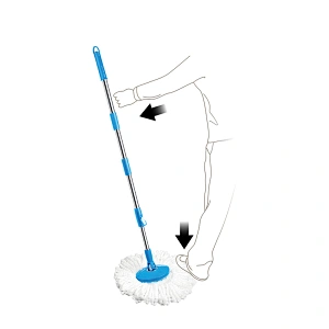360-degree rotating floor cleaning mop dual-drive 2-in-1design clever spin mop and bucket microfibre mop for household cleaning