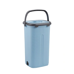 2022 new trend product Commercial free hand washing microfiber floor mop cleaning flat squeeze mop with bucket set
