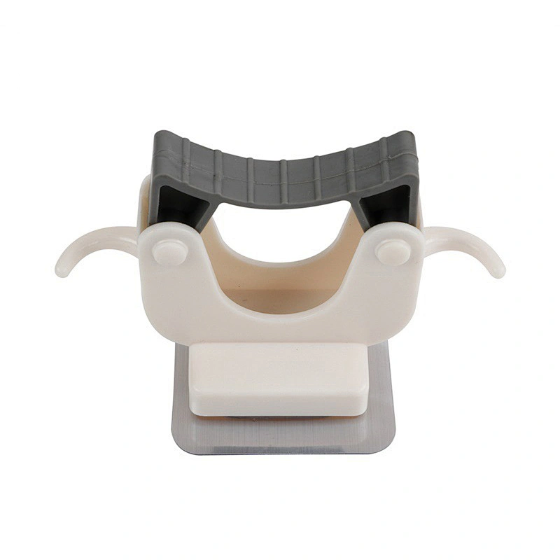 Mop and Broom Holder Wall Mount,Self Adhesive No Drilling Super Anti-Slip, Broom and Dustpan Hanger for Home, Kitchen, Garden
