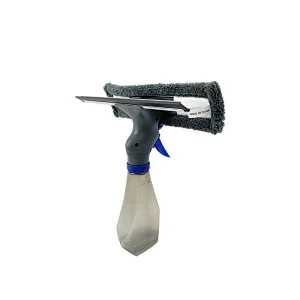 3 in 1 Microfiber Window Cleaning Tool Rubber Window Spray Squeegee Cleaner