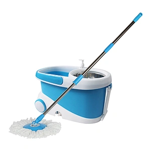 high quality easy magic floor dust home cleaning 360 degree spin mop bucket set