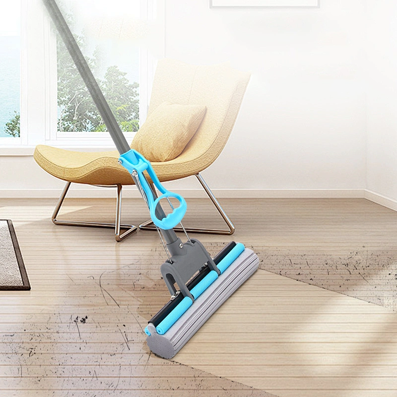 Best hot sales cleaning product single roller magic super absorbent water  pva sponge mop for household floor cleaning