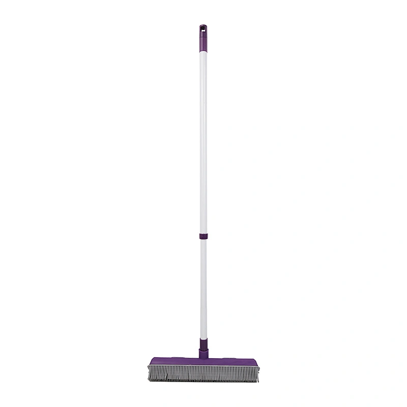 rubber broom and squeegee