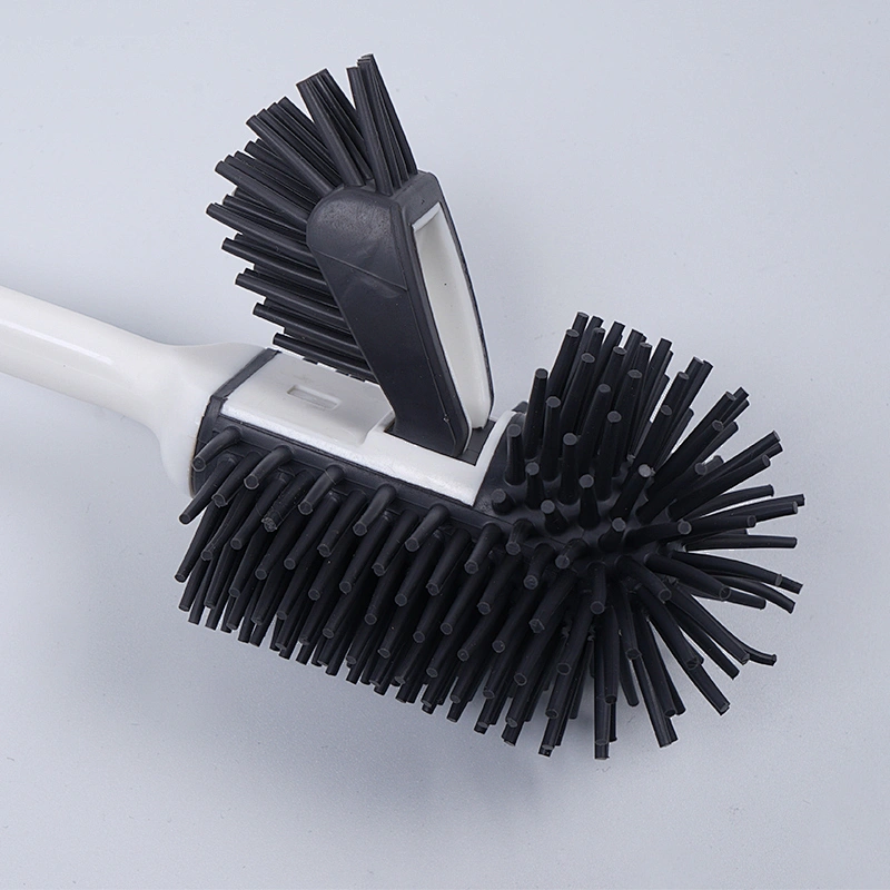 Promotion TPR Soft Long Handle Rubber Toilet Brush set
