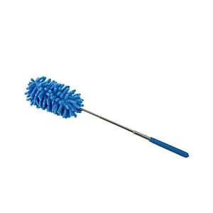Chenille Duster with Telescopic Extension Pole, Washable Dusters for Cleaning Ceiling Fan, High Ceiling, Cobweb, Blinds, Cars