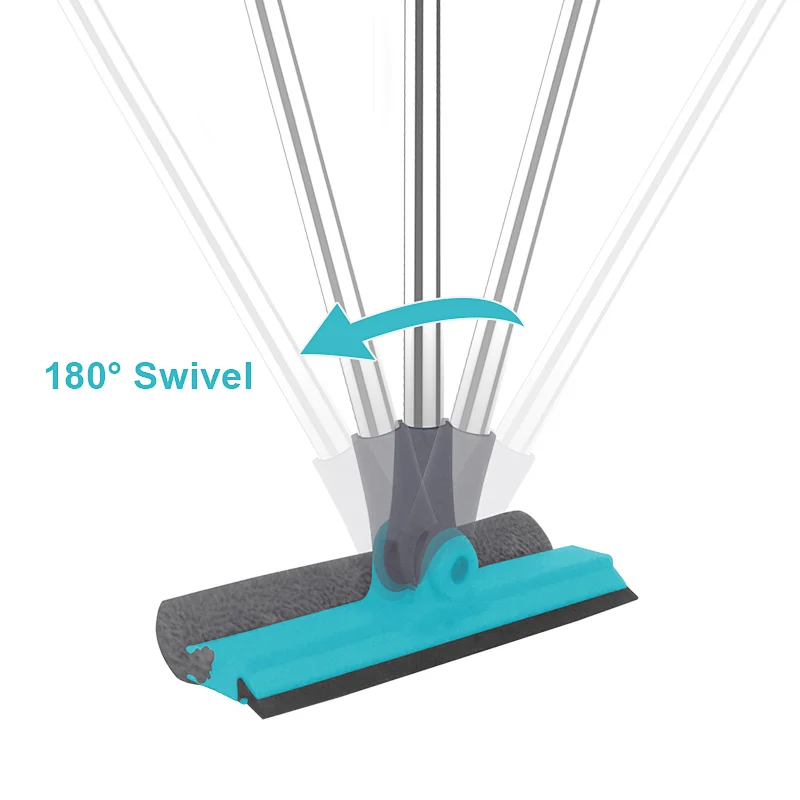 New Quick click system window squeegee rubber wiper for glass and window cleaning