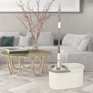 High quality magic floor home cleaning microfiber spin mop and bucket set