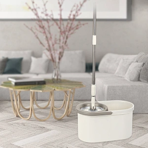 High quality magic floor home cleaning microfiber spin mop and bucket set