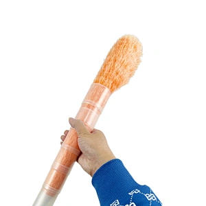 Pet Plastic Handle with TPR Soft Touch Handle Microfiber Duster for Car/House Cleaning