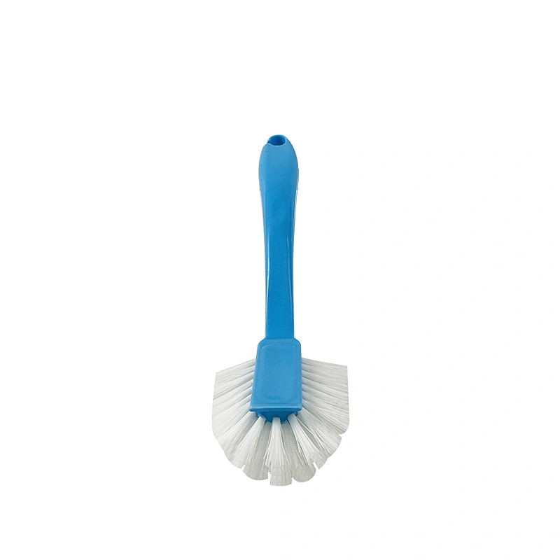 Kitchen Scrub Brush Sink Bathroom Brushes with Scraper Tip Comfortable Grip Bristles for Pot Pan Dishes Cleaning