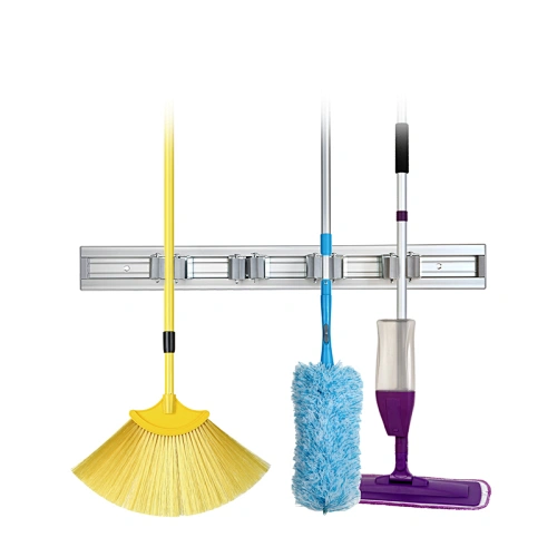 New Design Multi-purpose Mop and Broom Holder Wall Mount Heavy Duty Tool Organizer Home Garden Garage Storage