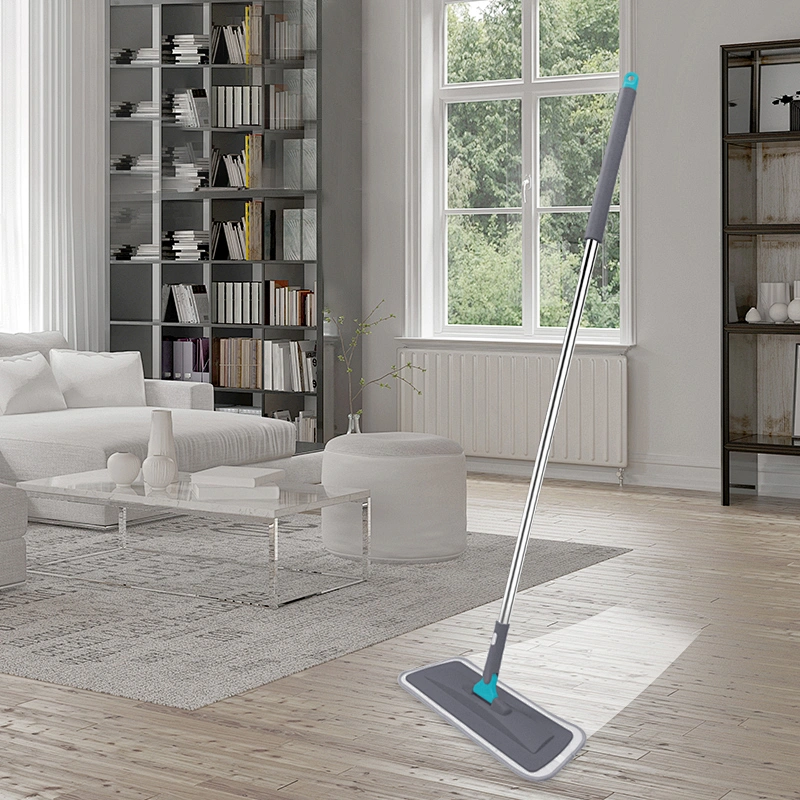 wholesale 360 magic aluminum microfiber floor clean easy flat mop for home