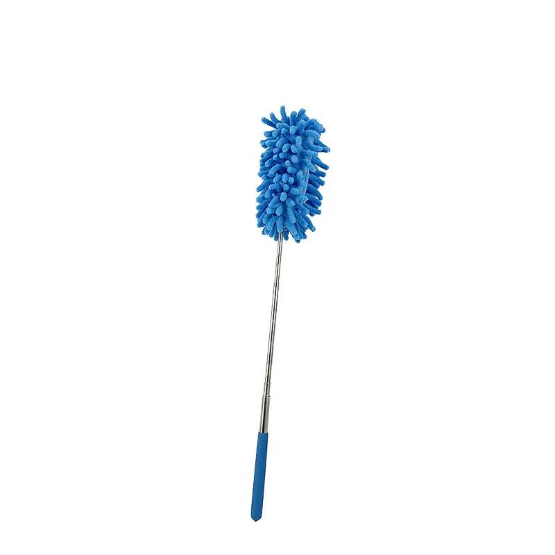 Chenille Duster with Telescopic Extension Pole, Washable Dusters for Cleaning Ceiling Fan, High Ceiling, Cobweb, Blinds, Cars