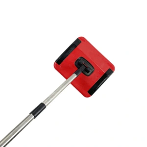 Triple Brush Floor & Carpet Sweeper- mechanical hand push broom sweeper - Easy Manual Sweeping broom for floors