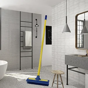rubber broom with Squeegee Straight pole magic broom for Hair oily cleaning