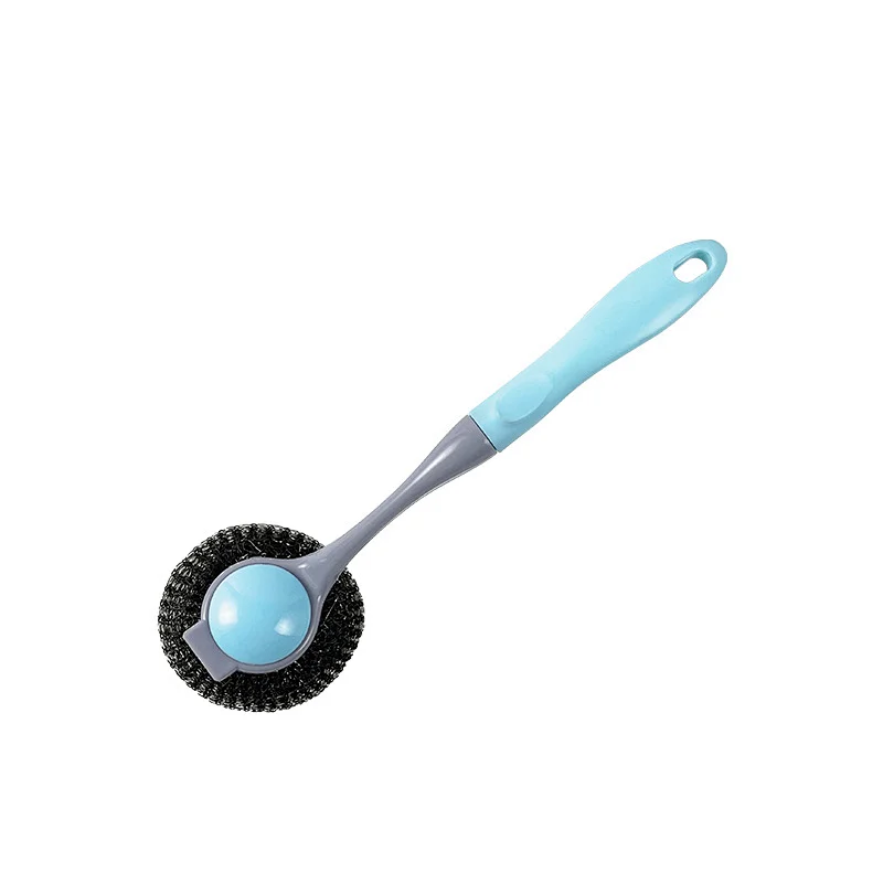 Multipurpose TPR Stainless Steel Scrubbers Dish/Pot/Coffeemaker/Sink Brushes
